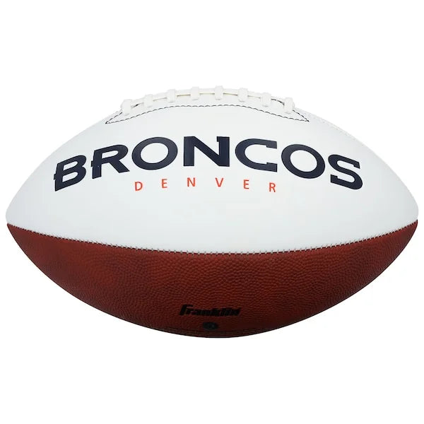 Talanoa Hufanga Signed Denver Broncos Football | Franklin White Panel