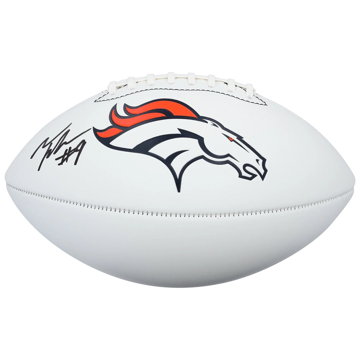Talanoa Hufanga Signed Denver Broncos Football | Franklin White Panel