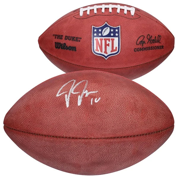 Justin Jefferson Signed Duke Pro Football | Minnesota Vikings