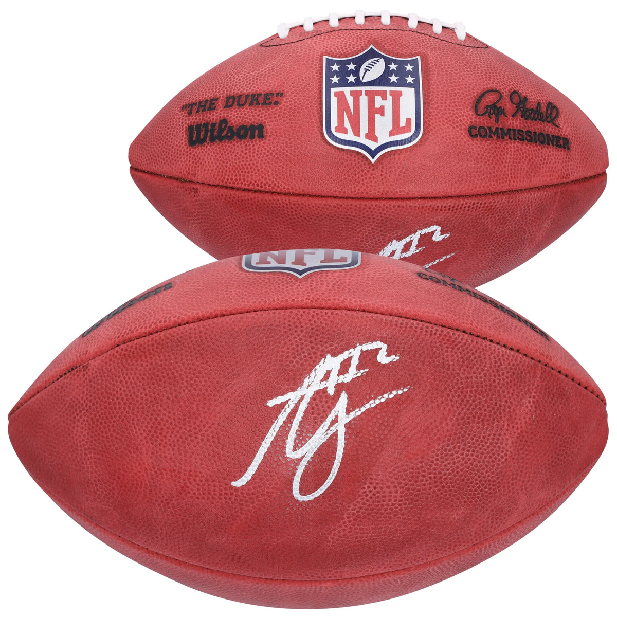 Ashton Jeanty Signed Wilson Duke Football | Las Vegas Raiders