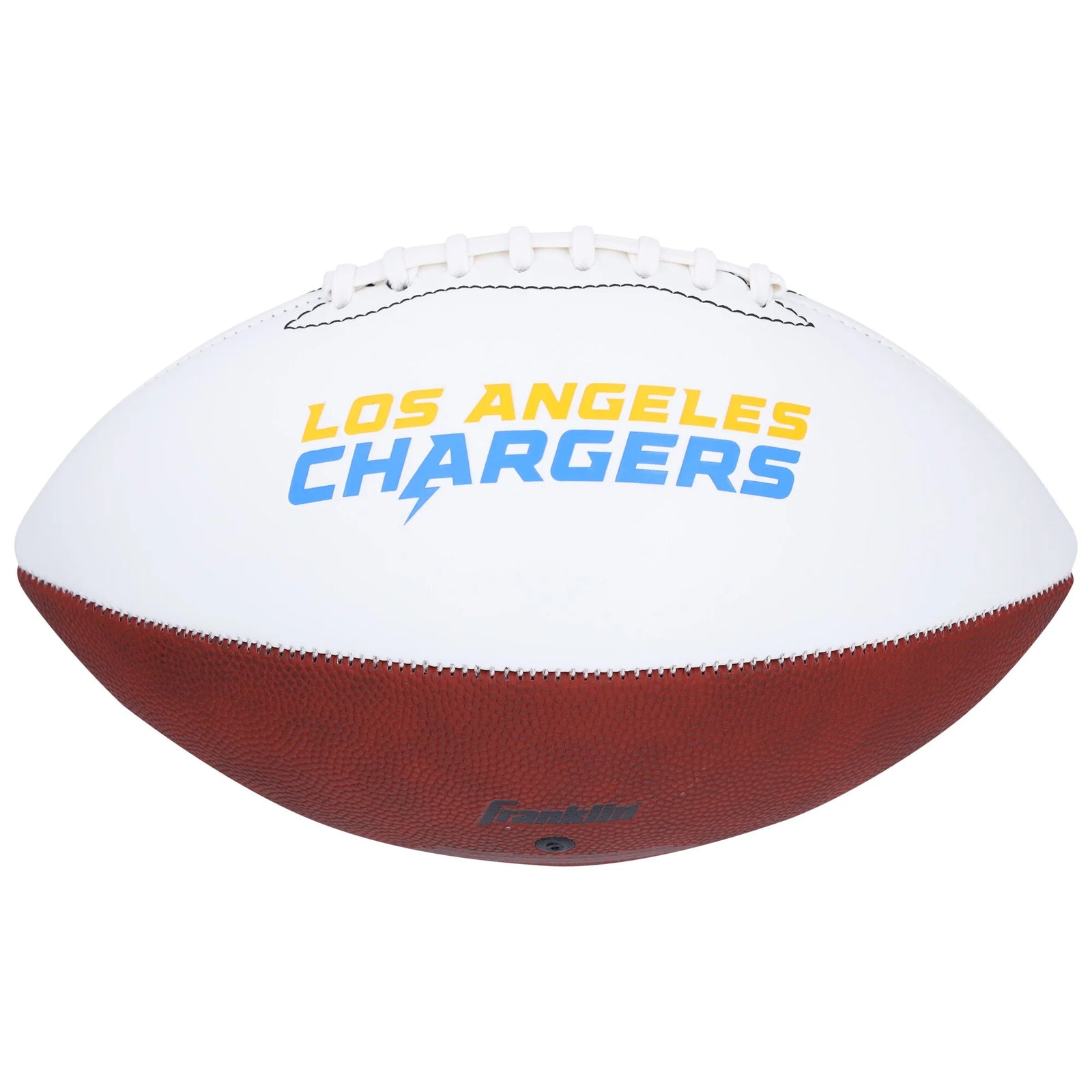 Quentin Johnston Signed Chargers Franklin Football | Authenticated