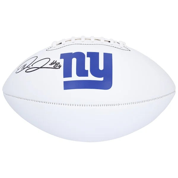 Theo Johnson Signed Giants Football | Franklin White Panel