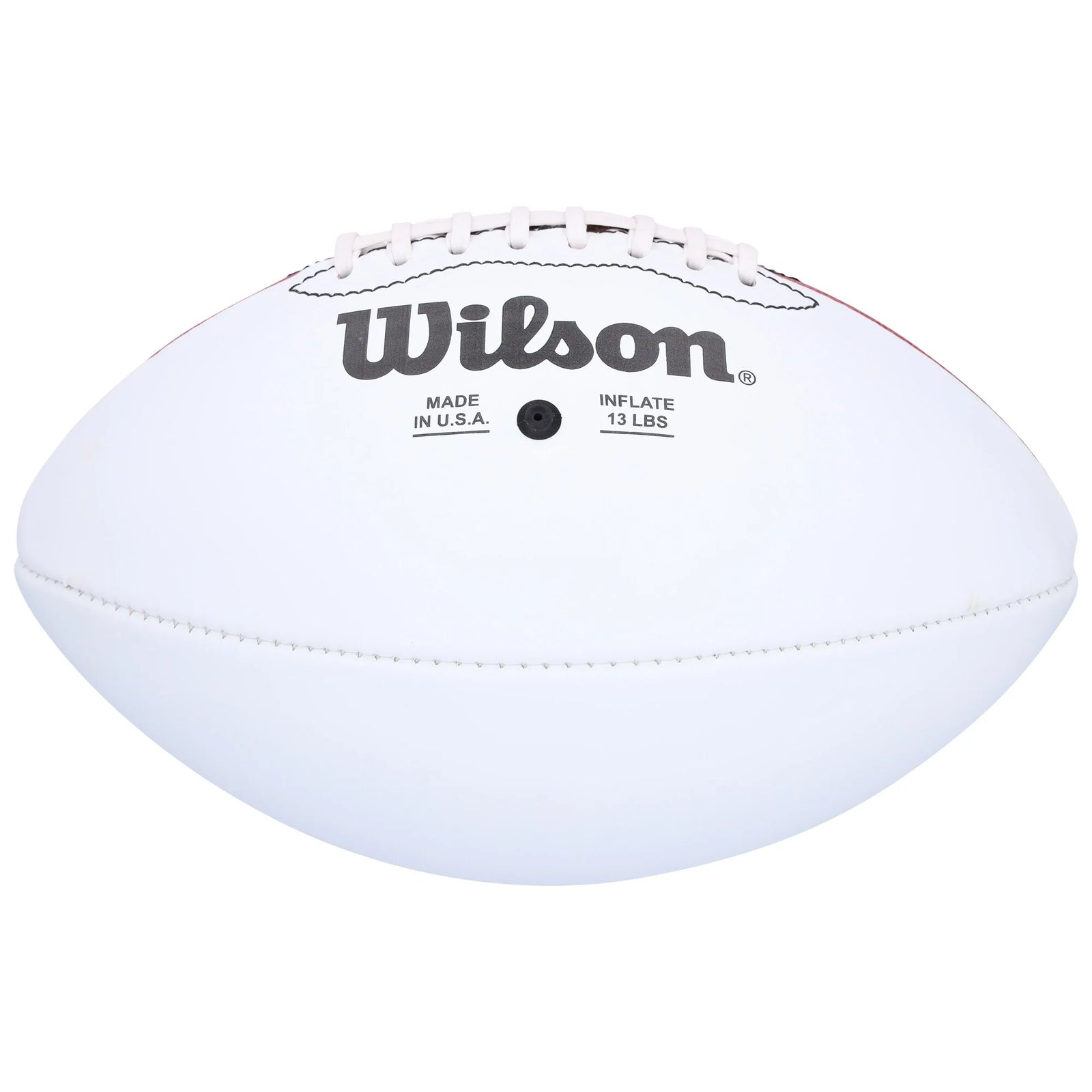 Theo Johnson New York Giants Autographed Fanatics Authentic Wilson 100th Season White Panel Football - F2