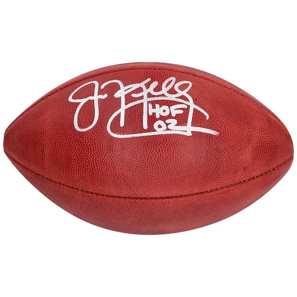 Jim Kelly Signed Buffalo Bills Football | HOF 02 Inscription