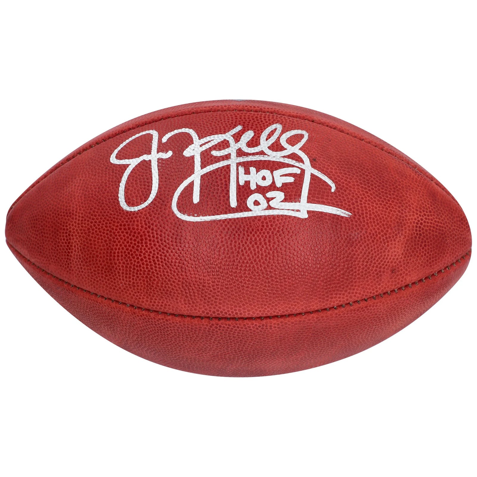 Jim Kelly Signed Buffalo Bills Football | HOF 02 Inscription