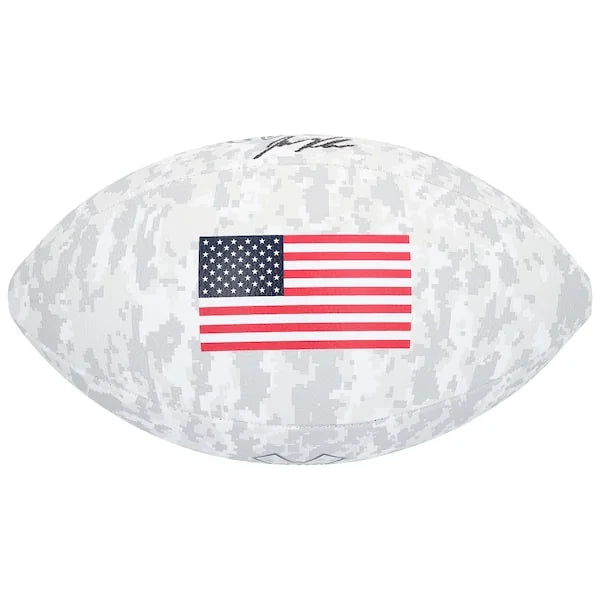 Jason Kelce Signed Eagles 2024 Salute To Service Football | Authenticated