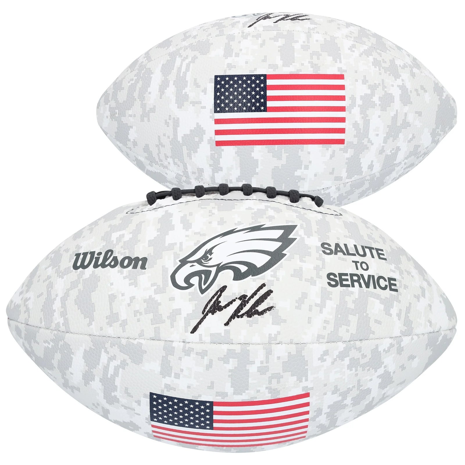 Jason Kelce Signed Eagles 2024 Salute To Service Football | Authenticated