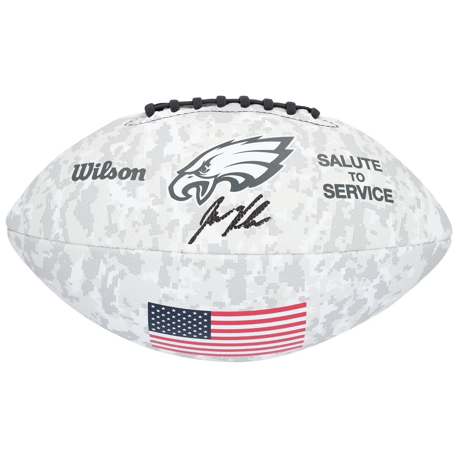 Jason Kelce Signed Eagles 2024 Salute To Service Football | Authenticated