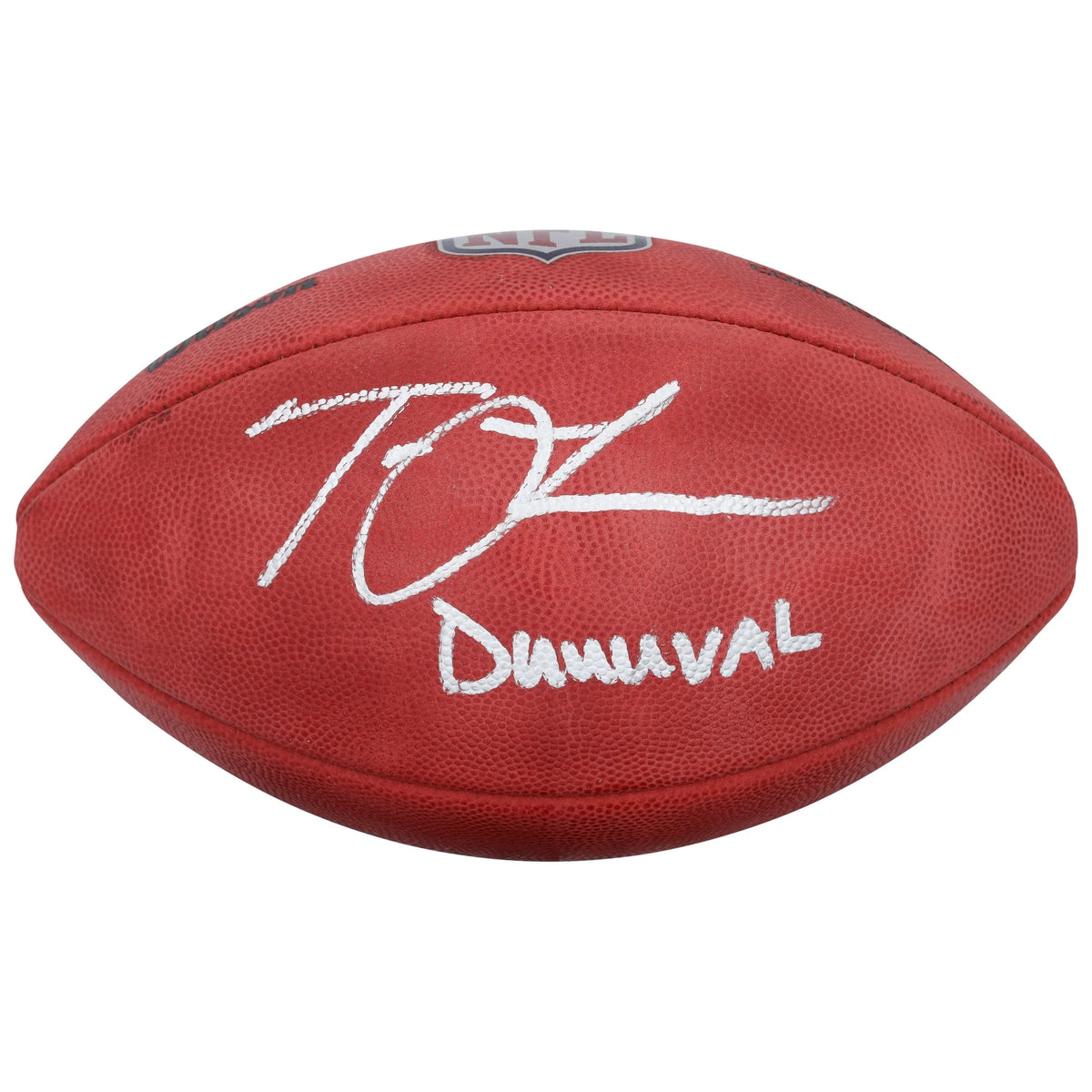 Trevor Lawrence Signed Jaguars Football | Duuuval Inscription | WFTBLLA0111