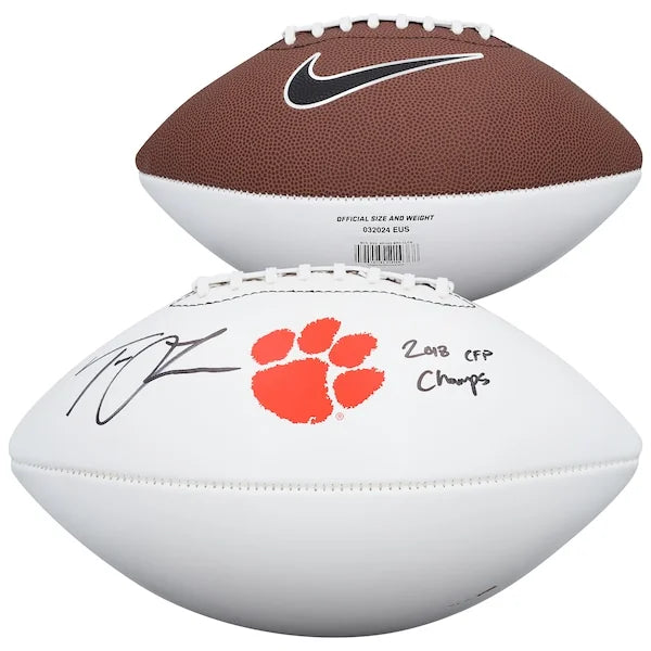 Trevor Lawrence Signed Clemson Tigers Football | 2018 CFP Champions