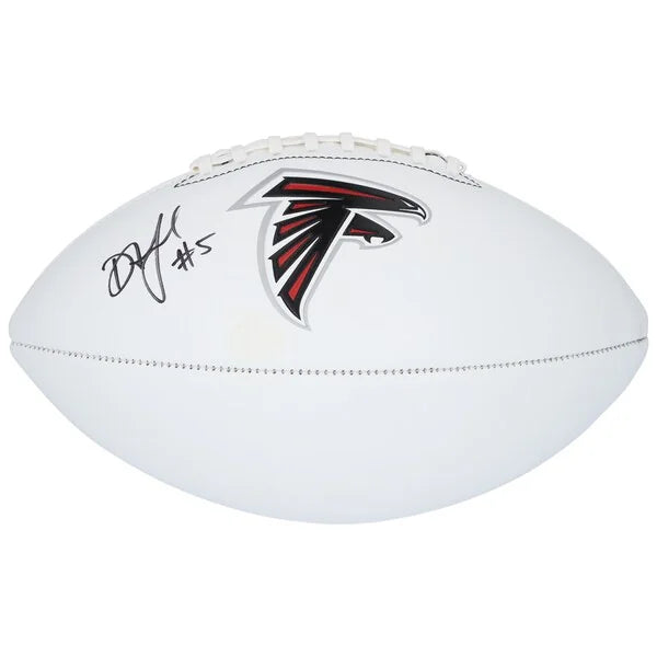 Drake London Signed Falcons Football | Franklin White Panel