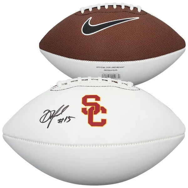 Drake London Signed USC Trojans Nike Football | Authenticated