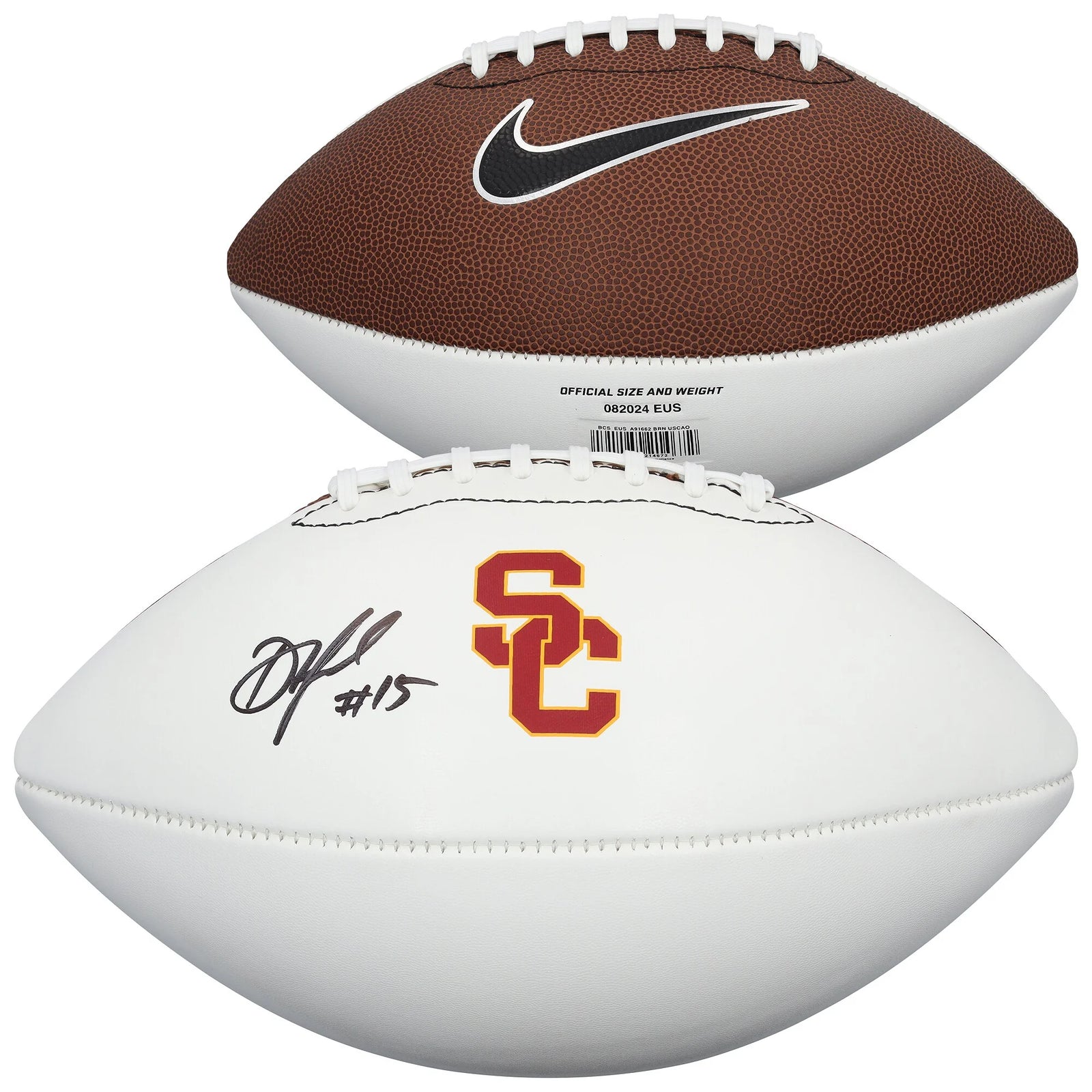 Drake London Signed USC Trojans Nike Football | Authenticated