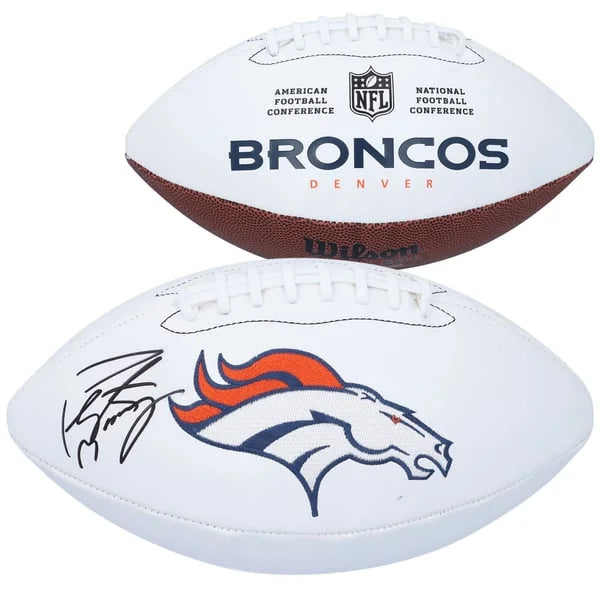 Peyton Manning Signed Denver Broncos Wilson Football | Authenticated | WFTBLMA0219