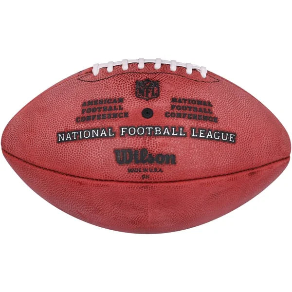 Drake Maye Signed Patriots Wilson Duke Football | Authenticated | WFTBLMA0291