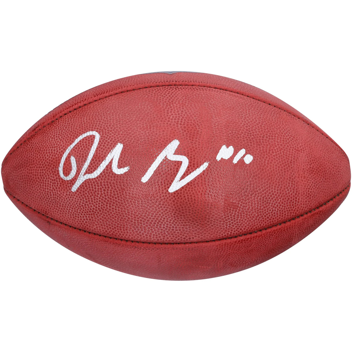 Drake Maye Signed Patriots Wilson Duke Football | Authenticated | WFTBLMA0291
