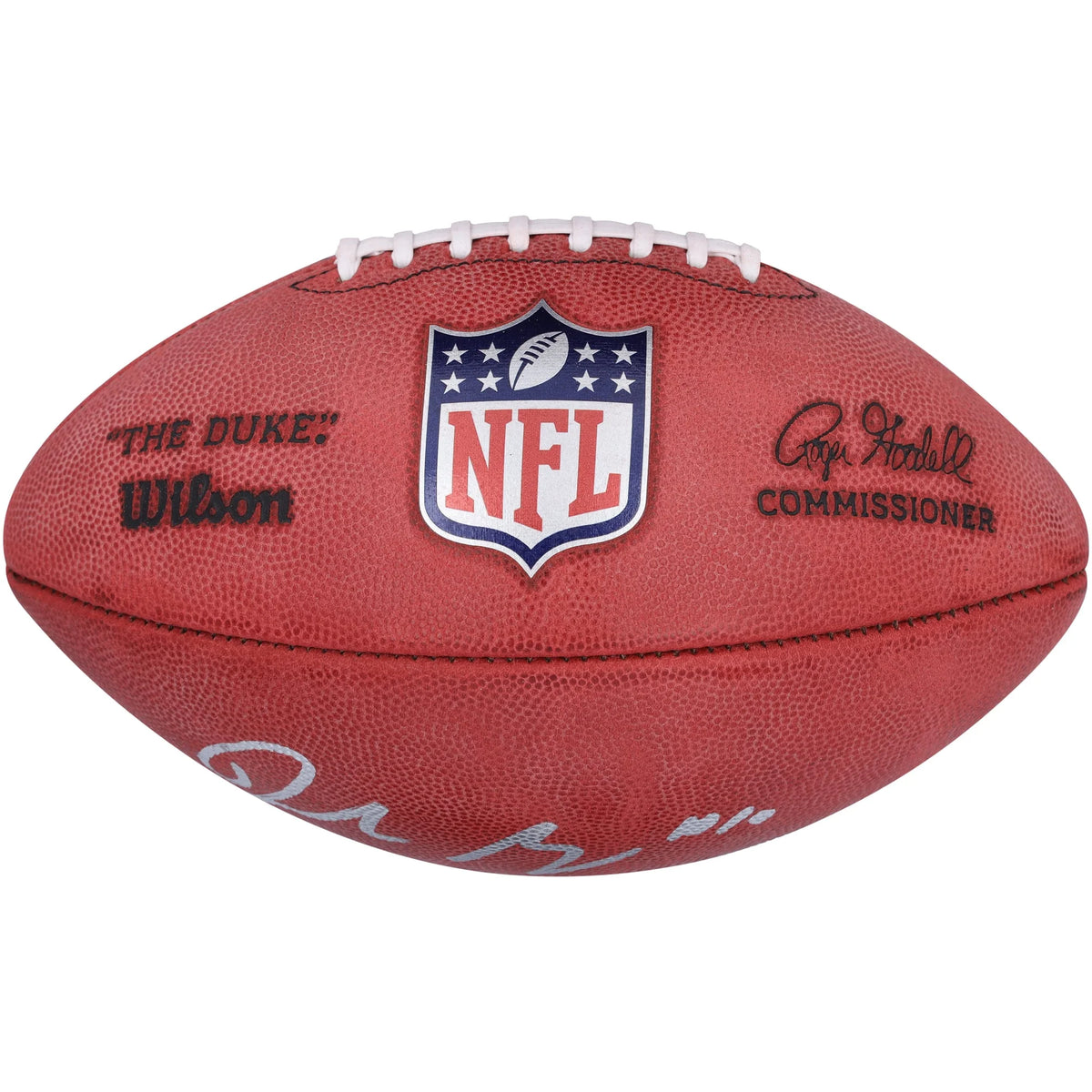 Drake Maye Signed Patriots Wilson Duke Football | Authenticated | WFTBLMA0291