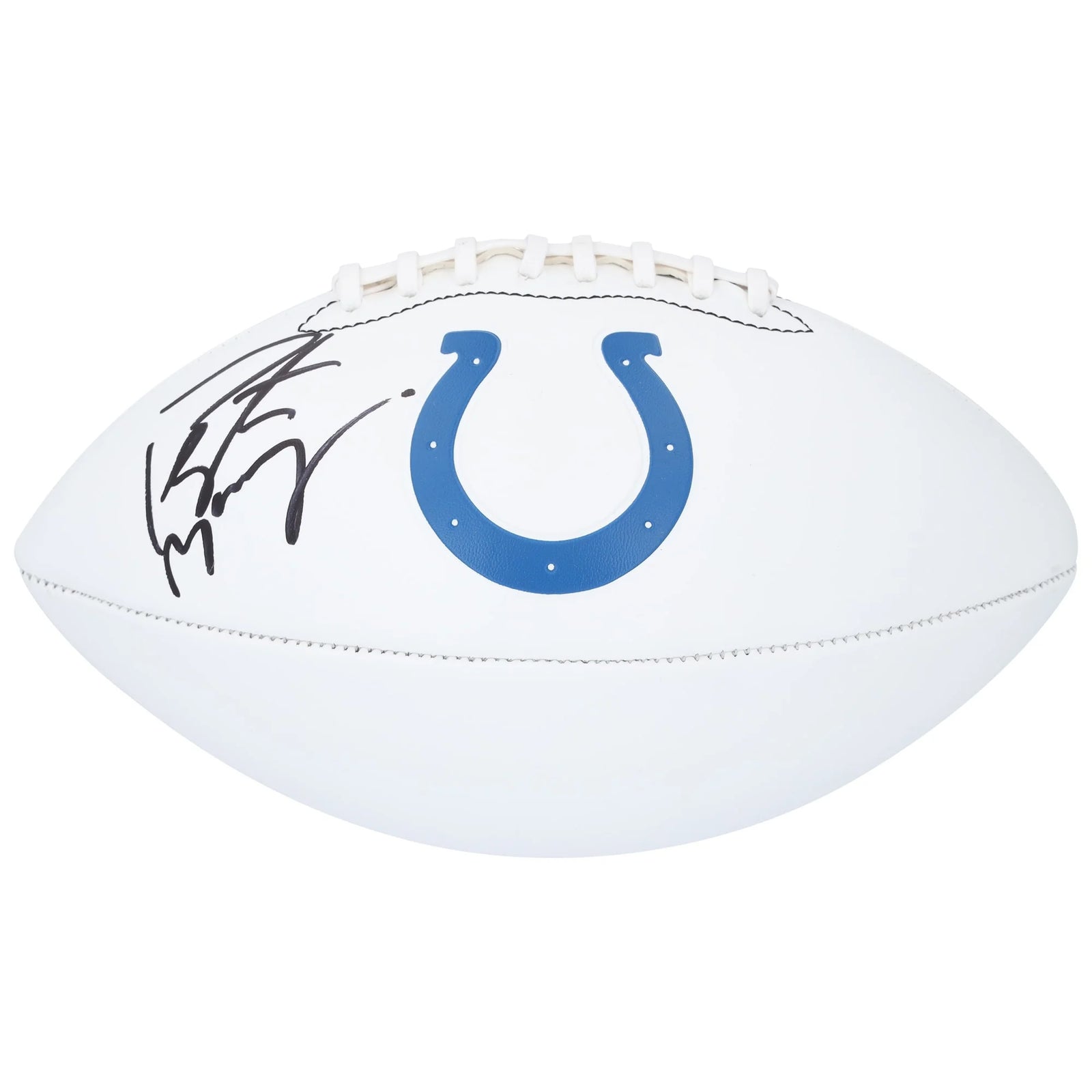 Peyton Manning Signed Indianapolis Colts Football | White Panel