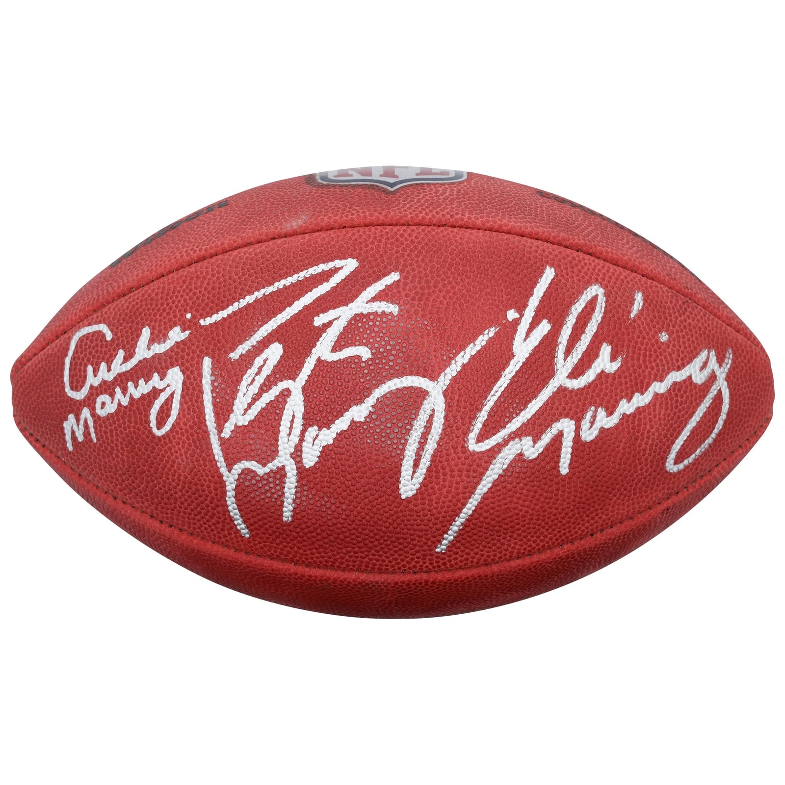 Archie, Peyton & Eli Manning Signed Wilson Duke Football | Authenticated