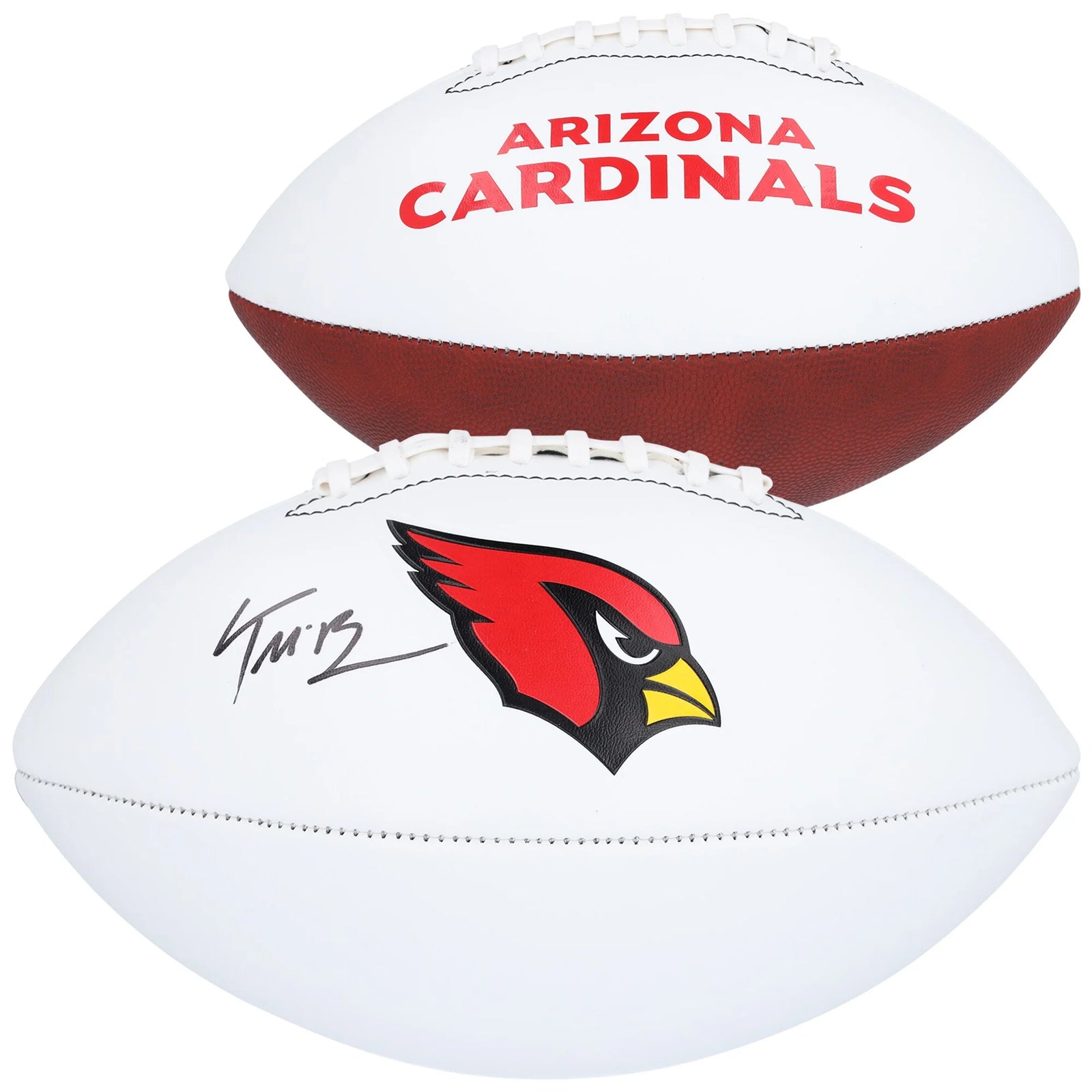 Trey McBride Signed Cardinals Football | Franklin White Panel