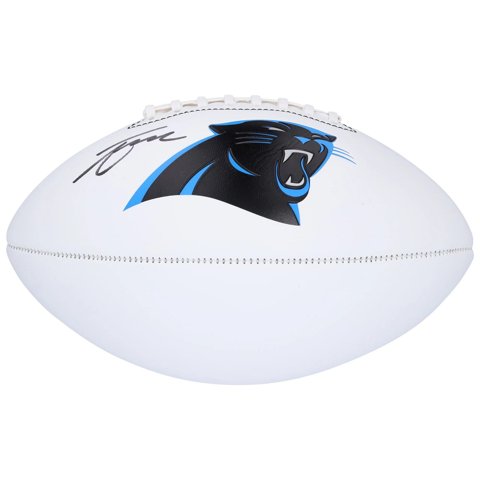Tetairoa McMillan Signed Panthers Football | Franklin White Panel
