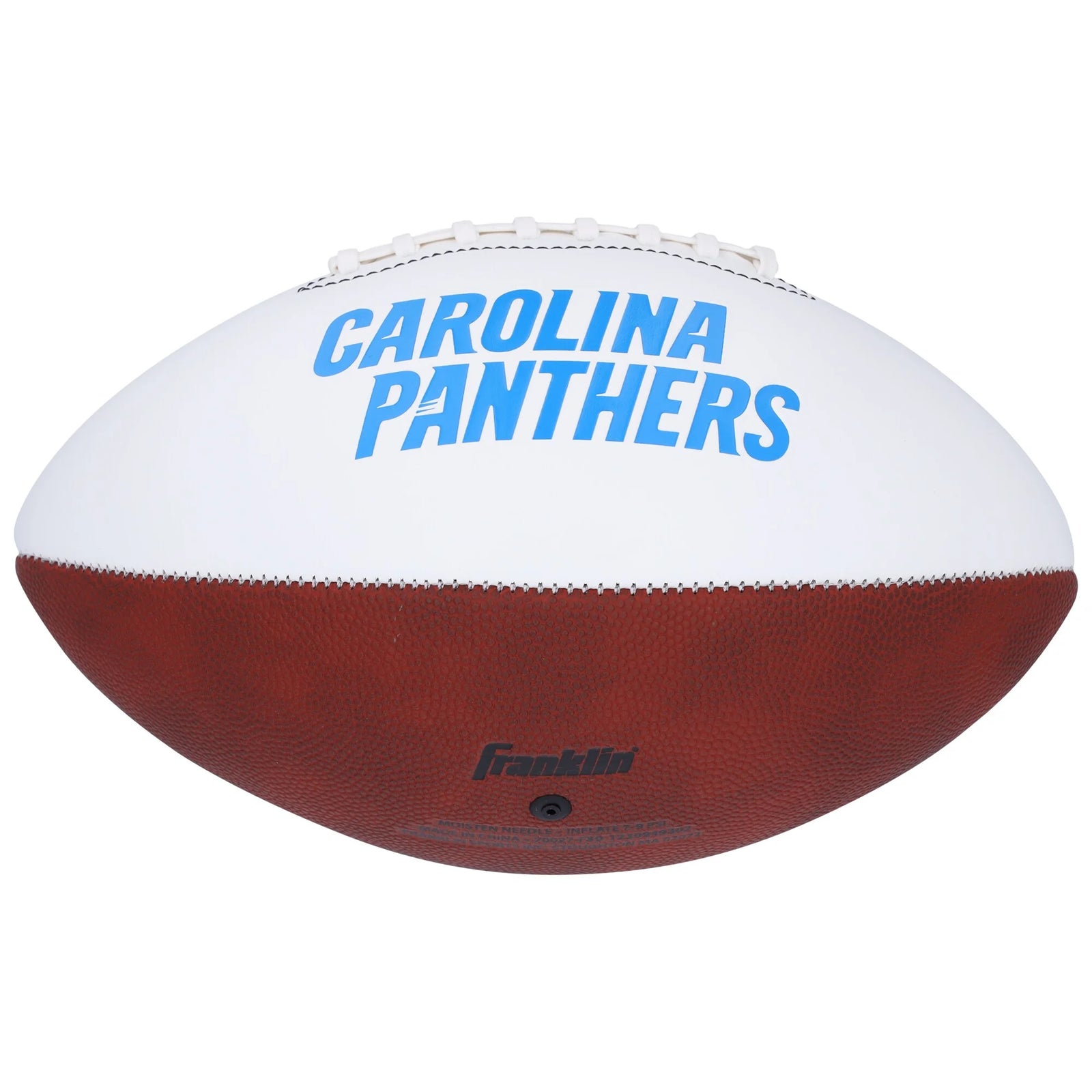 Tetairoa McMillan Signed Panthers Football | Franklin White Panel