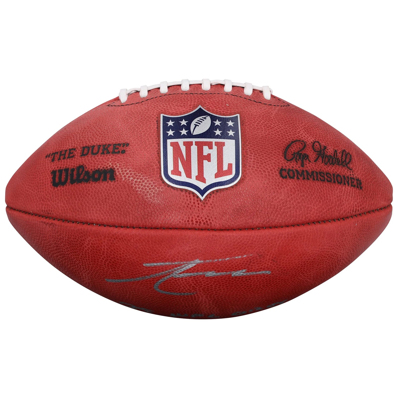 Tetairoa McMillan Signed Panthers Football | 2025 NFL OROY Inscription
