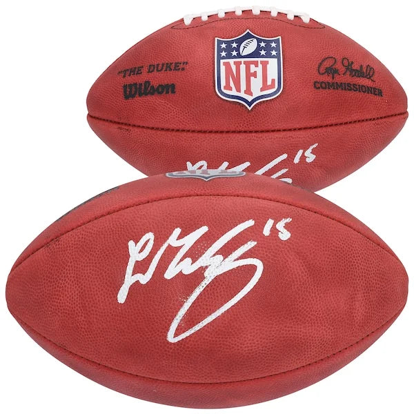 Ladd McConkey Signed Chargers Football | Authenticated