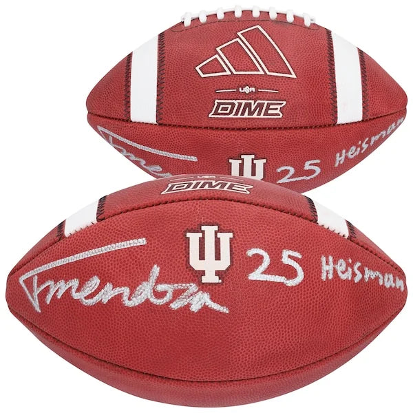 Fernando Mendoza Signed Adidas Football | 2025 Heisman Inscription