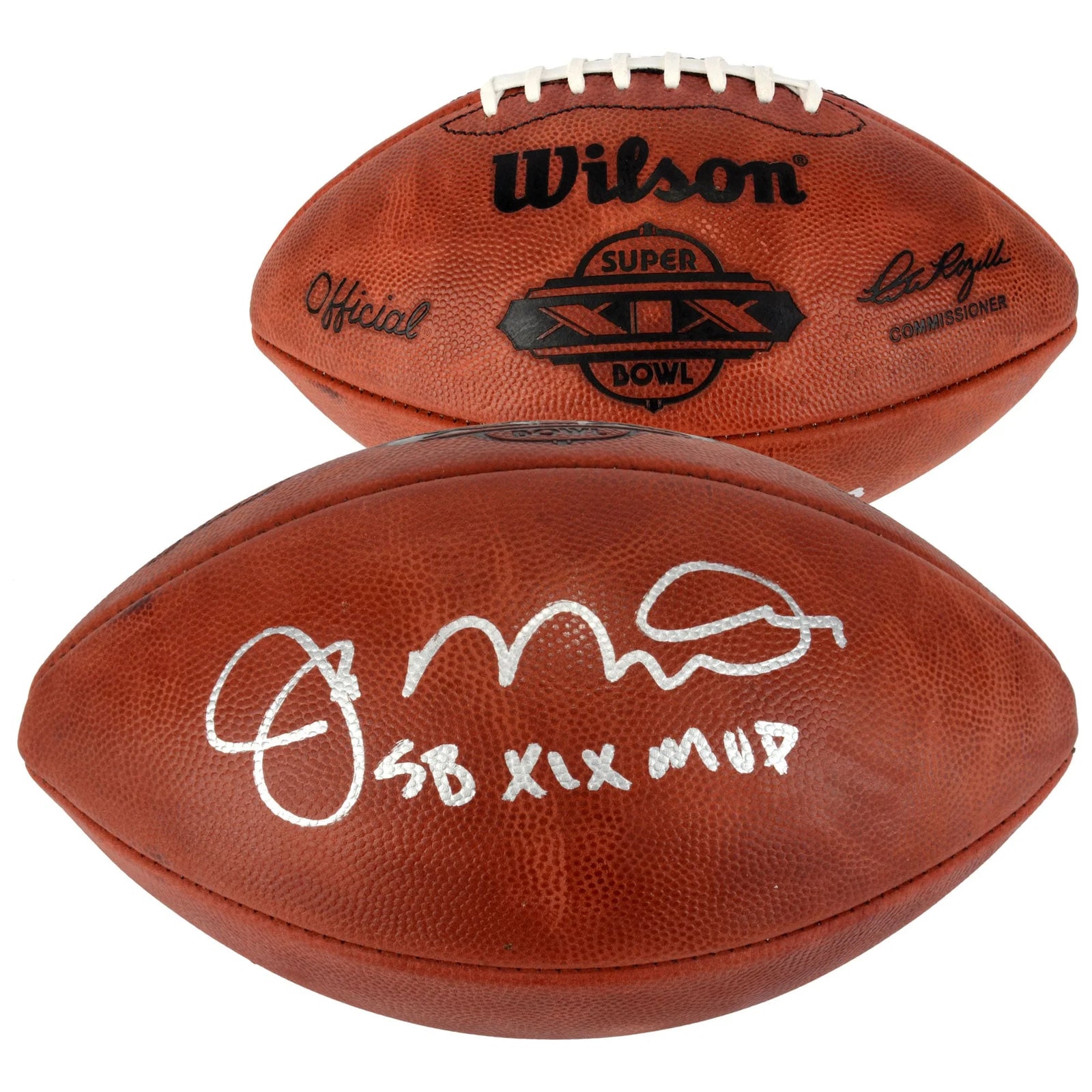 Joe Montana Signed Super Bowl XIX Pro Football | SB XIX MVP Inscription