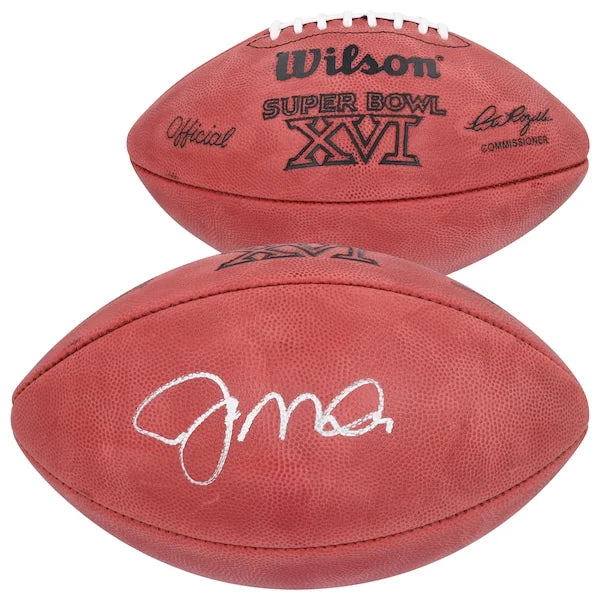 Joe Montana Signed Super Bowl XVI 49ers Football | Authenticated