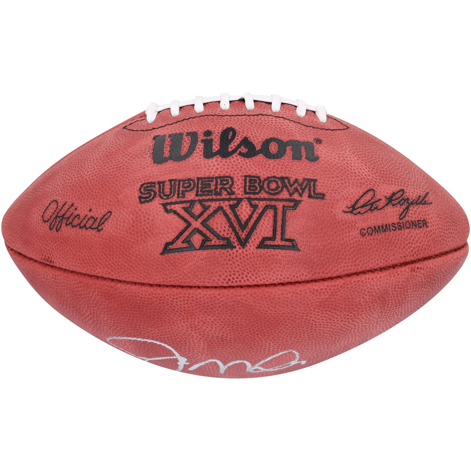 Joe Montana Signed Super Bowl XVI 49ers Football | Authenticated