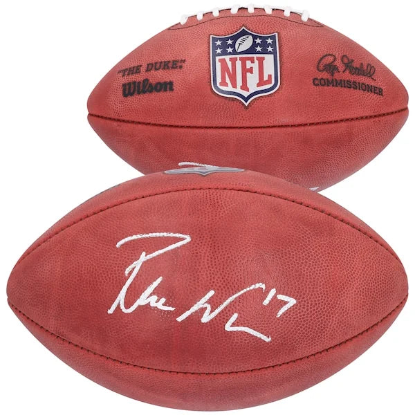 Puka Nacua Signed Rams Football | Duke Full Color