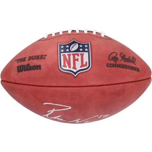 Puka Nacua Signed Rams Football | Duke Full Color