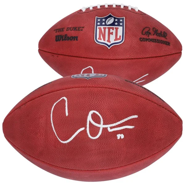 Cade Otton Signed Buccaneers Football | Duke Full Color | WFTBLOT0003