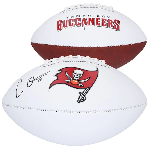 Cade Otton Signed Buccaneers Franklin Football | Authenticated