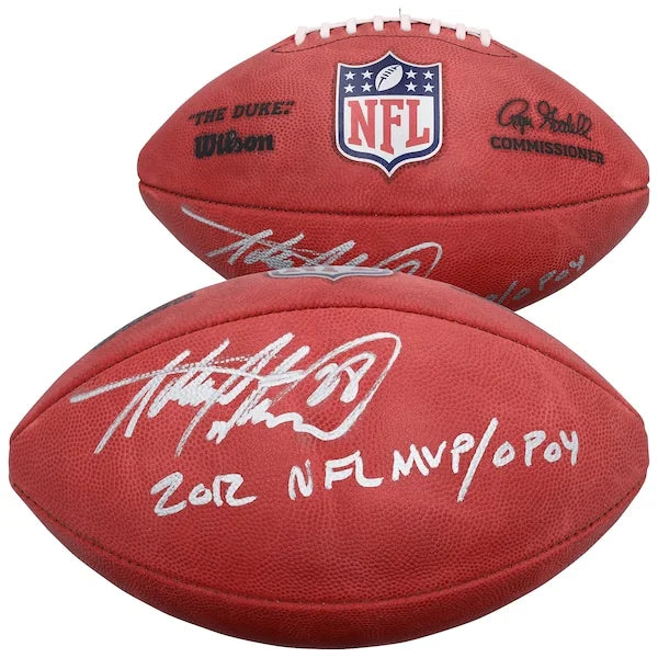 Adrian Peterson Signed Duke Football | 2012 NFL MVP/OPOY Inscription