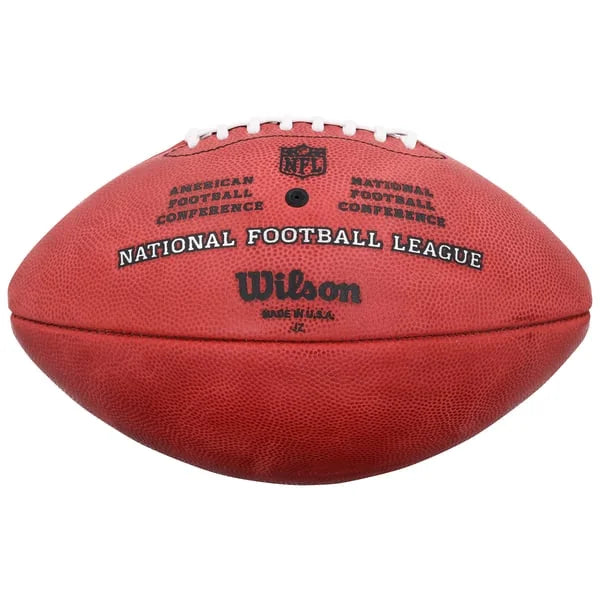 Arvell Reese Signed Giants 2026 NFL Draft Football | Wilson Duke Pro | WFTBLRE0055