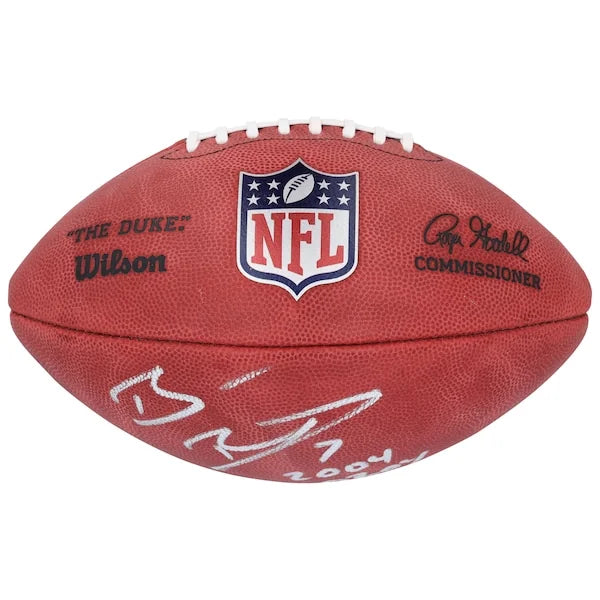Ben Roethlisberger Signed Steelers Football | 2004 OROY Inscription