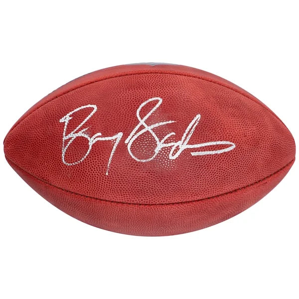 Barry Sanders Signed Wilson Duke Pro Football | Detroit Lions