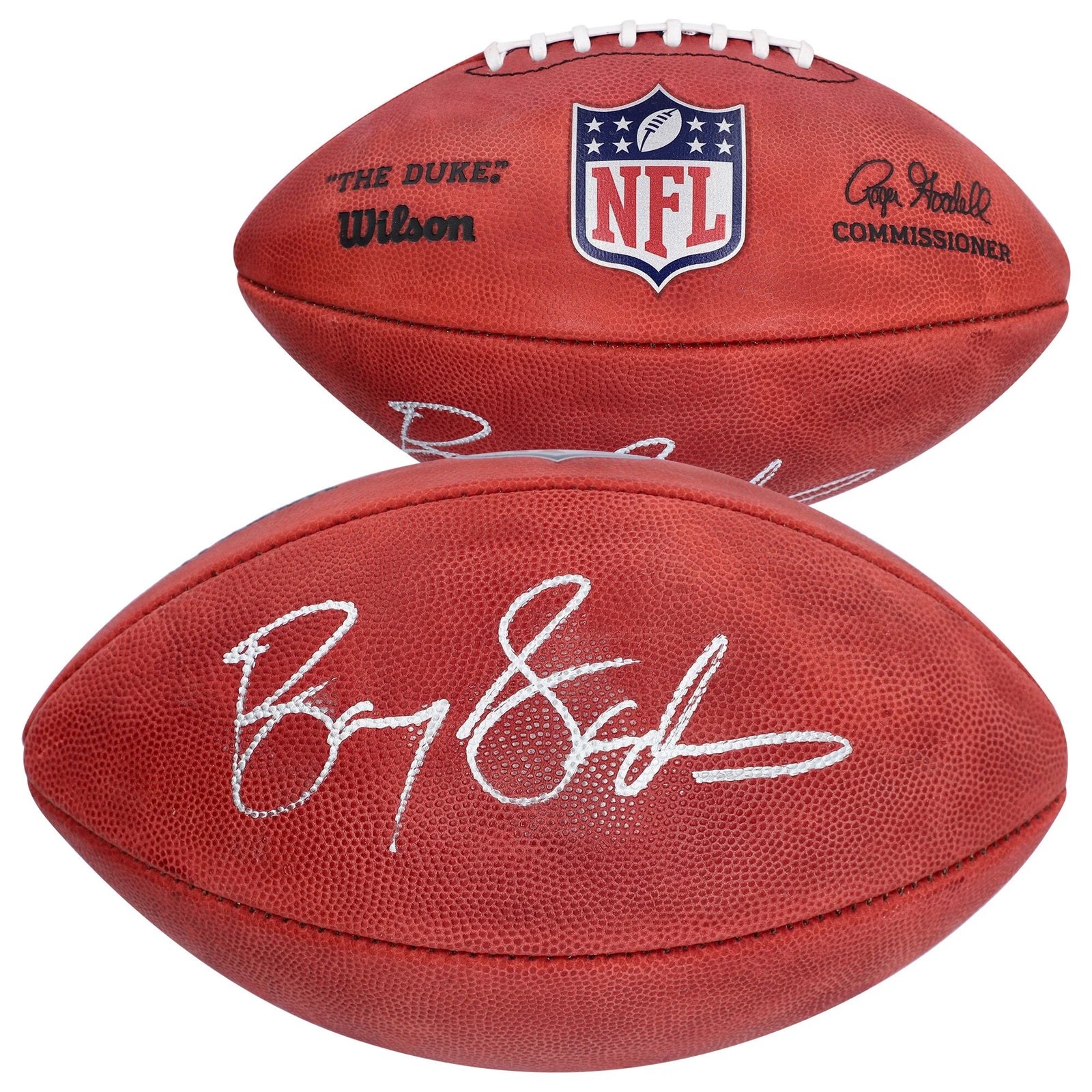 Barry Sanders Signed Wilson Duke Pro Football | Detroit Lions