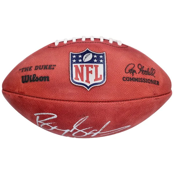 Barry Sanders Signed Detroit Lions Football | HOF 04 Inscription