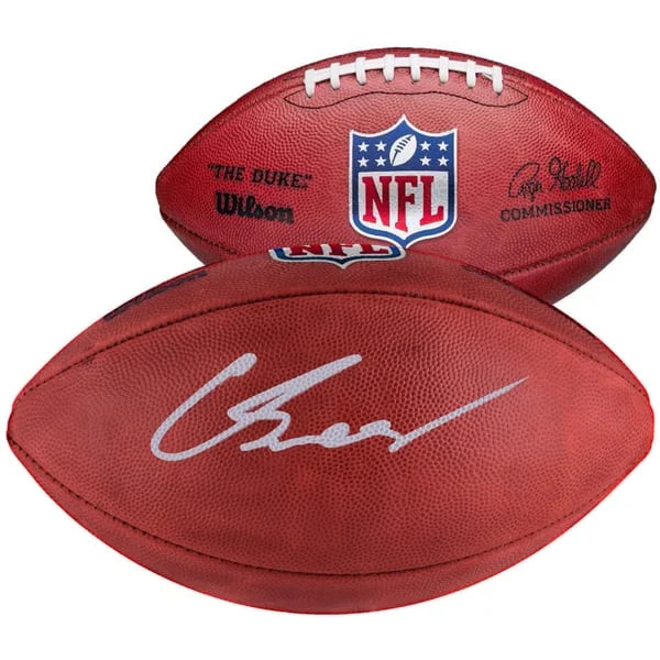 Carson Schwesinger Signed Wilson Duke Football | Browns Rookie | WFTBLSC0001