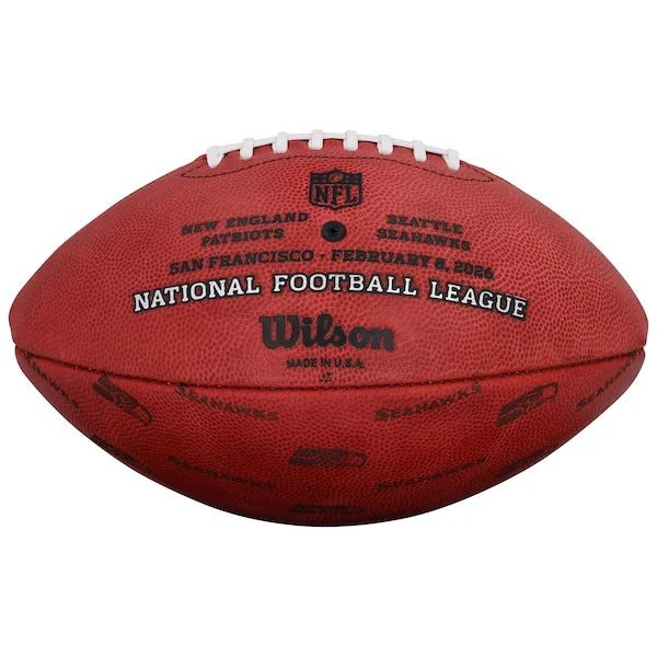Jaxon Smith-Njigba Signed Super Bowl LX Champions Football | Seattle Seahawks