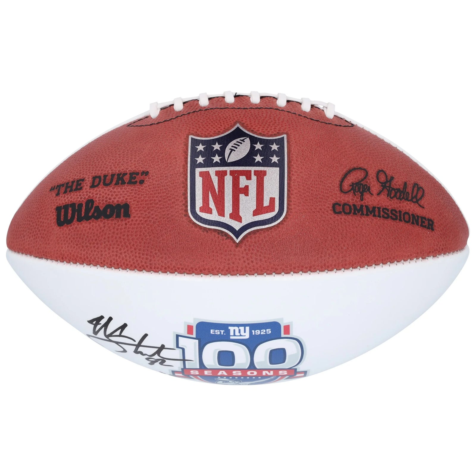 Michael Strahan Signed Giants Football | HOF 14 Inscription
