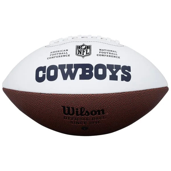 Roger Staubach Signed Dallas Cowboys Football | SB VI MVP Inscription | WFTBLST0201