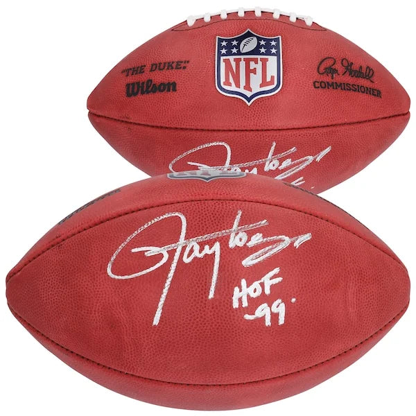 Lawrence Taylor New York Giants Autographed Wilson Duke Full Color Football with "HOF 99" Inscription - S