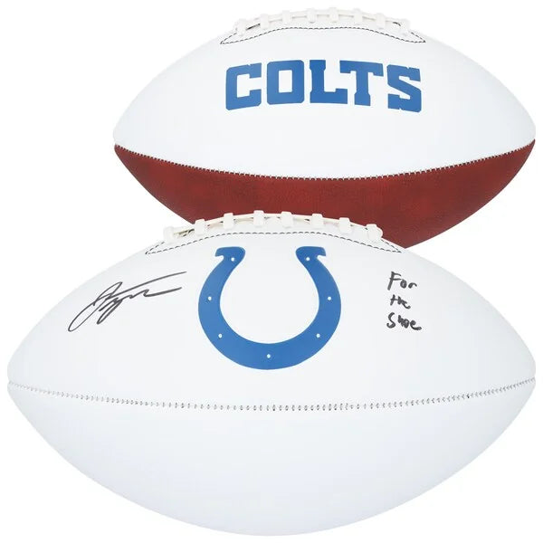 Jonathan Taylor Signed Colts Football | For The Shoe Inscription