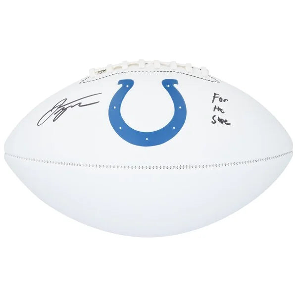 Jonathan Taylor Signed Colts Football | For The Shoe Inscription