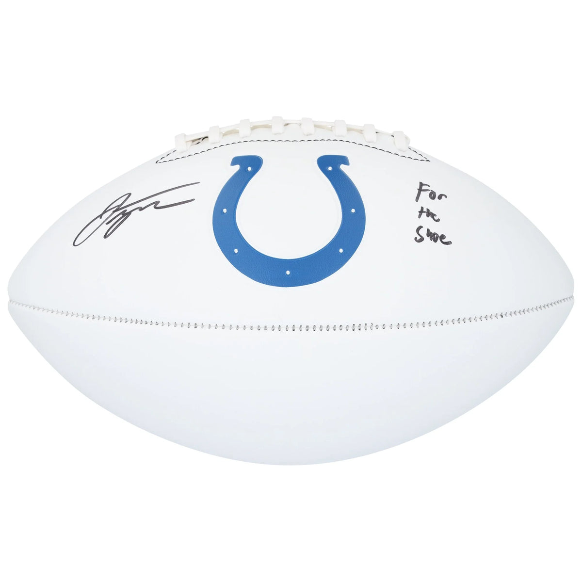 Jonathan Taylor Signed Colts Football | For The Shoe Inscription